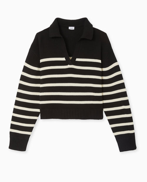 Pull rayé col polo - PIMKIE - 4