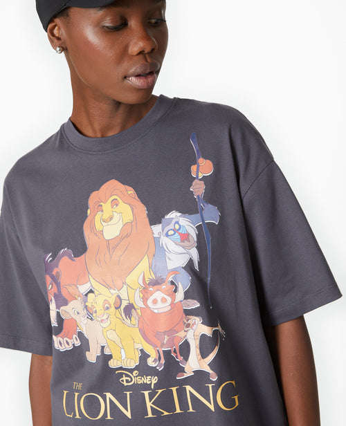 T-shirt oversize avec grand print THE LION KING - PIMKIE - 3