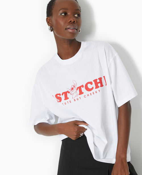 T-shirt oversize avec prints STITCH - PIMKIE - 1