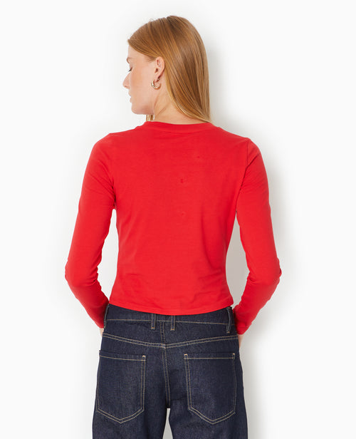 T-shirt manches longues avec print STITCH - PIMKIE - 6