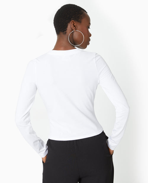 T-shirt manches longues avec print STITCH - PIMKIE - 6