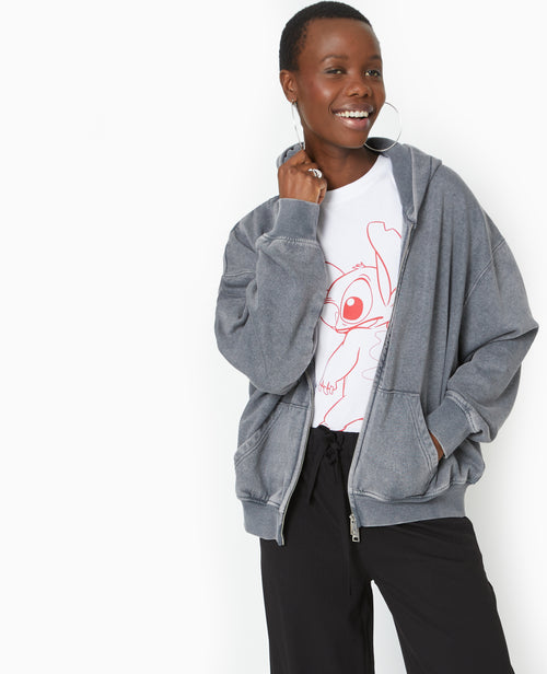 T-shirt manches longues avec print STITCH - PIMKIE - 7