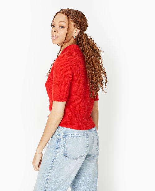 Pull col polo en maille légère - PIMKIE - 6