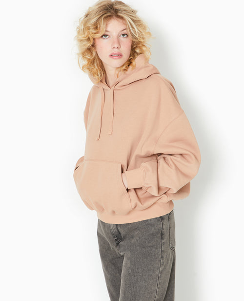 Sweat capuche avec poche devant - PIMKIE - 1