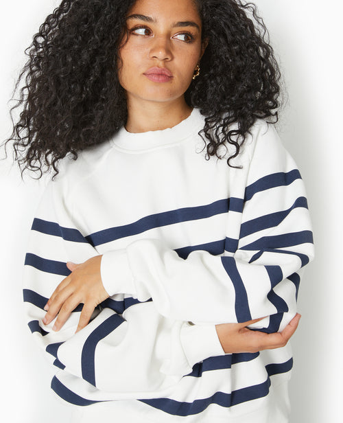 Sweat col rond rayé - PIMKIE - 2