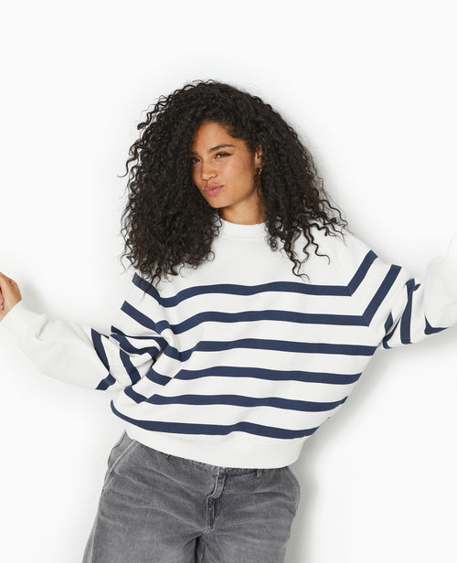 Sweat col rond rayé - PIMKIE - 9