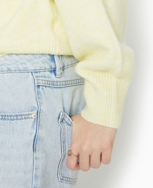 Pull oversize col rond manches raglan - PIMKIE - 3