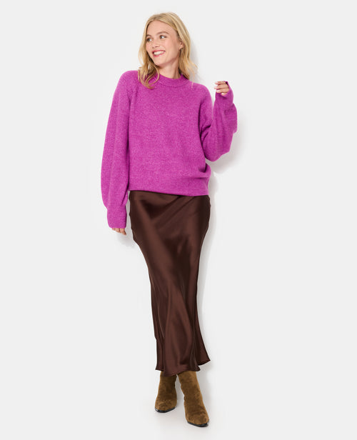 Pull oversize col rond manches raglan - PIMKIE - 8