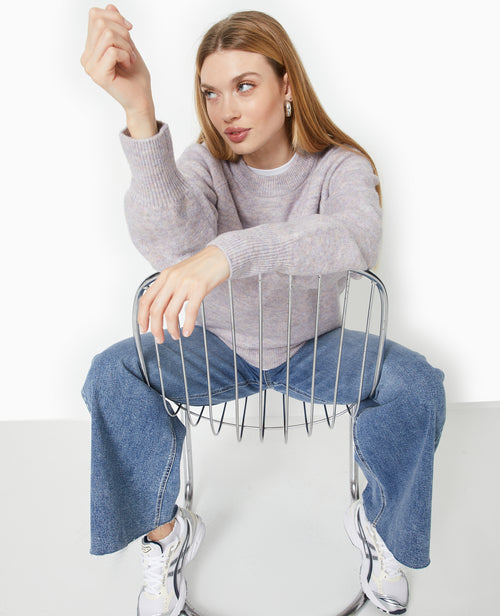 Pull oversize col rond manches raglans - PIMKIE - 2