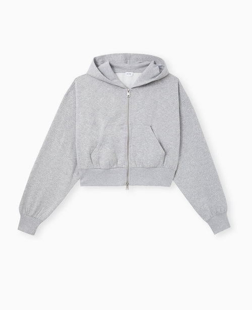 Sweat zippé court avec capuche - PIMKIE - 4