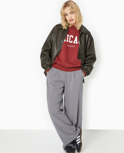 Sweat oversize avec print CHICAGO - PIMKIE - 2
