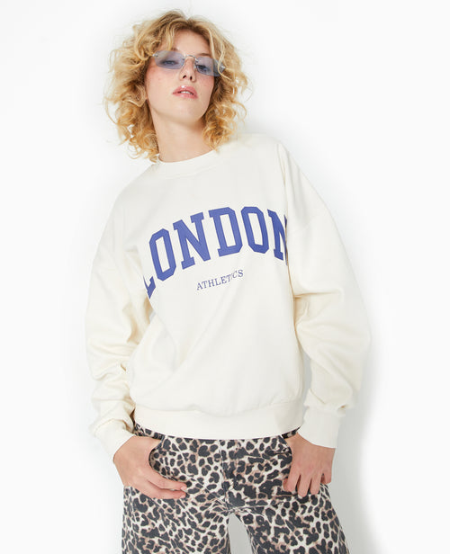Sweat oversize avec print LONDON - PIMKIE - 1