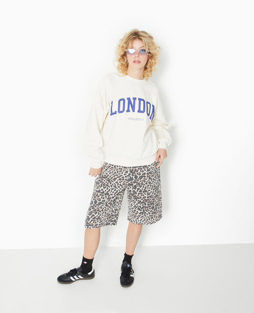 Sweat oversize avec print LONDON - PIMKIE - 3