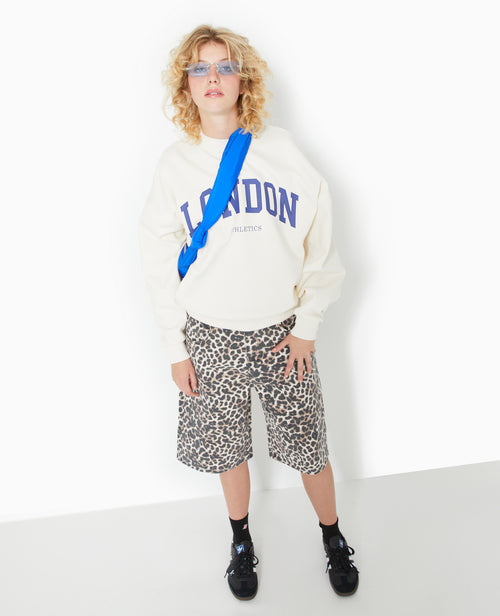 Sweat oversize avec print LONDON - PIMKIE - 7
