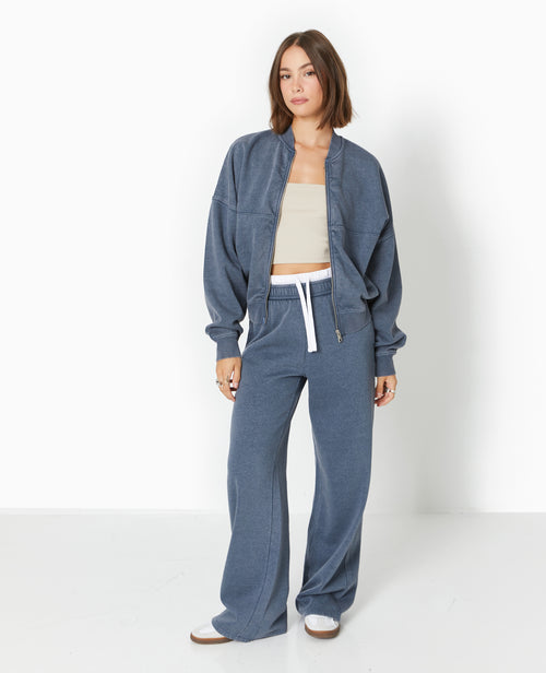 Sweat molleton zippé forme bomber - PIMKIE - 1