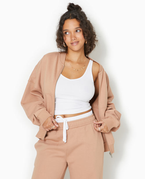 Sweat molleton zippé - PIMKIE - 1