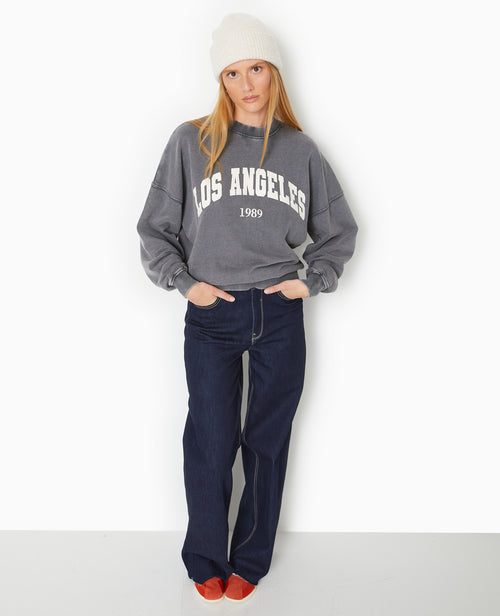 Sweat délavé acid wash avec print - PIMKIE - 2