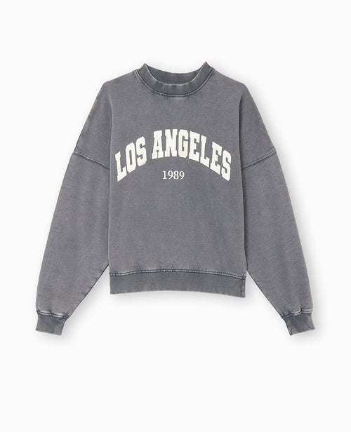 Sweat délavé acid wash avec print - PIMKIE - 4