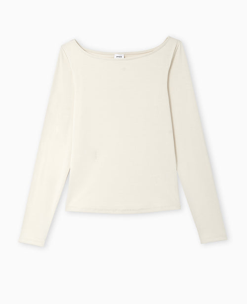 Top manches longues encolure bateau - PIMKIE - 4
