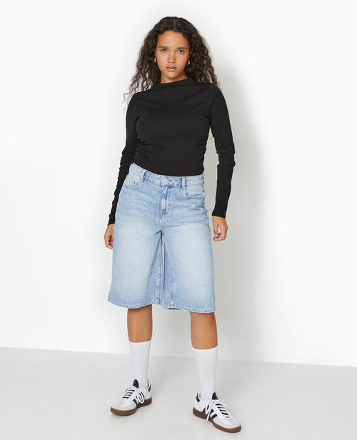 Top col montant avec fronces côtés - PIMKIE - 1