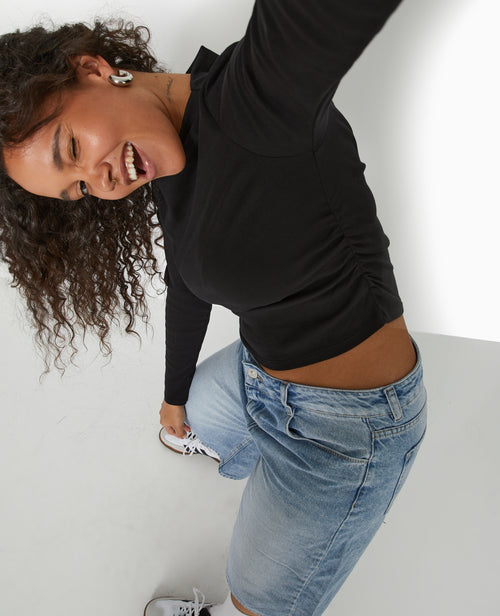 Top col montant avec fronces côtés - PIMKIE - 3