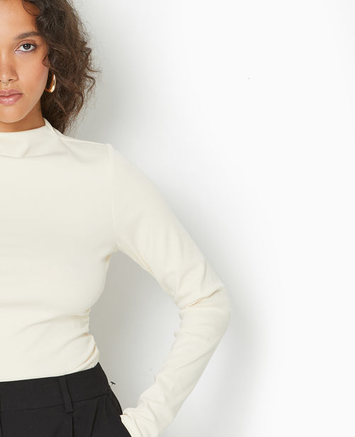 Top col montant avec fronces côtés - PIMKIE - 2