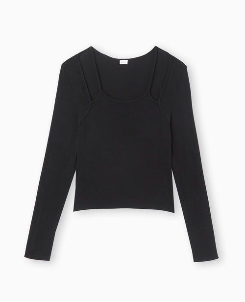 Top avec effet de superposition débardeur + gilet - PIMKIE - 4