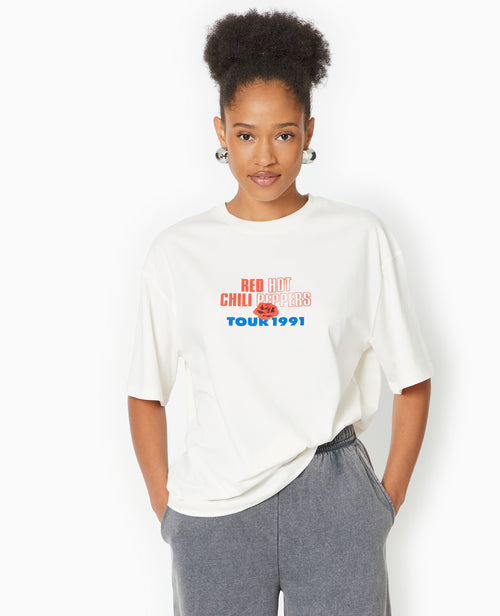 T-shirt oversize avec print RED HOT CHILI PEPPERS - PIMKIE - 5