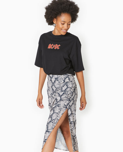 T-shirt oversize avec print ACDC - PIMKIE - 2