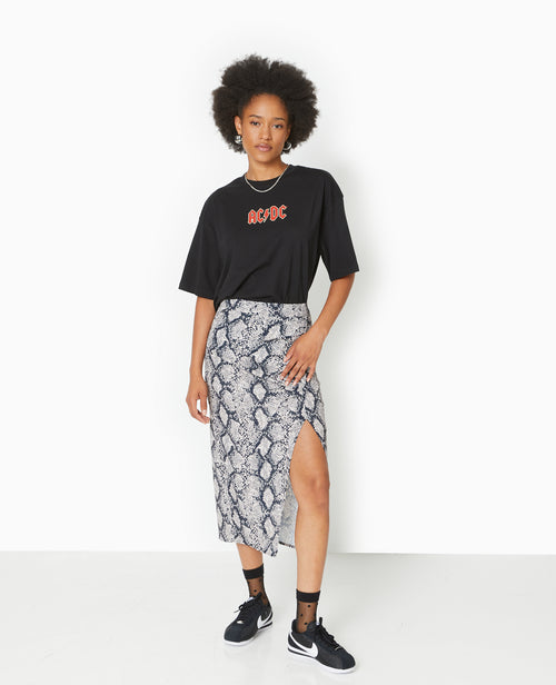 T-shirt oversize avec print ACDC - PIMKIE - 5