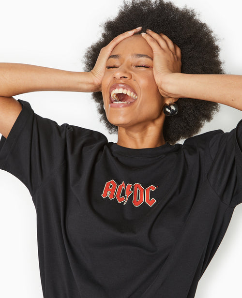 T-shirt oversize avec print ACDC - PIMKIE - 7