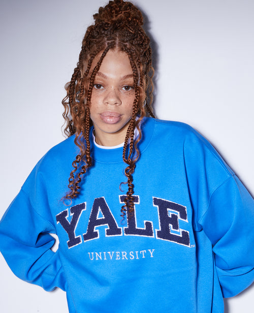 Sweat oversize avec transfert bouclette YALE - PIMKIE - 7