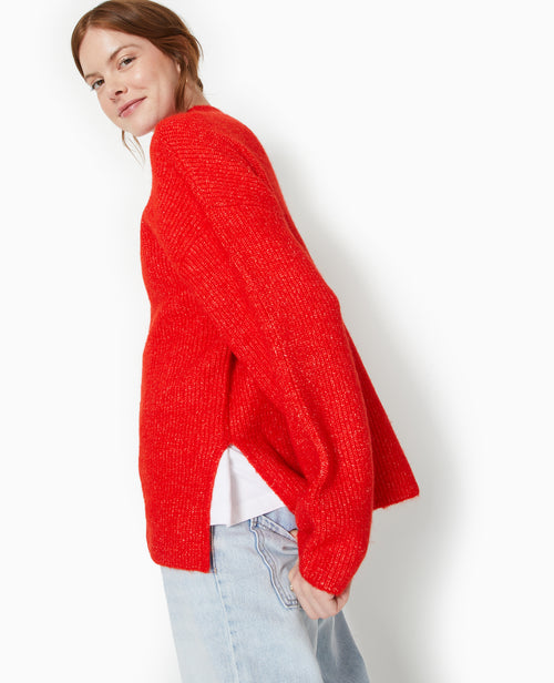 Pull col montant avec jeu de mailles - PIMKIE - 2