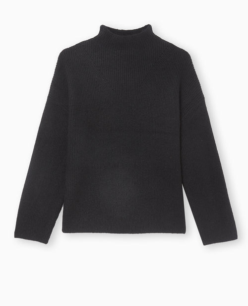 Pull col montant avec jeu de mailles - PIMKIE - 1