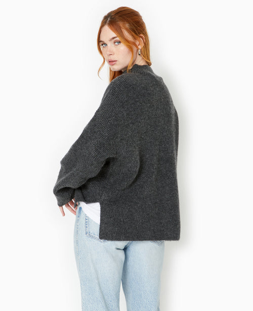 Pull col montant avec jeu de mailles - PIMKIE - 6