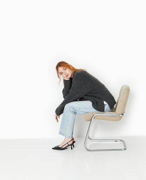 Pull col montant avec jeu de mailles - PIMKIE - 8