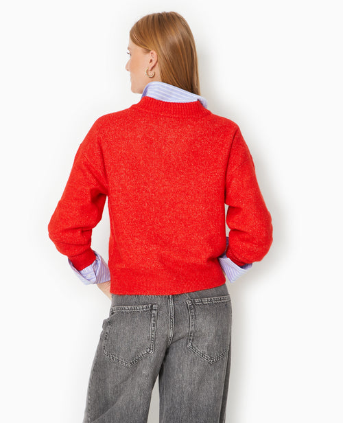 Pull col V en maille - PIMKIE - 6