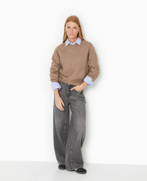 Pull col V en maille - PIMKIE - 2