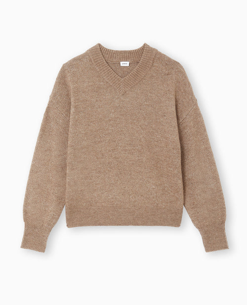 Pull col V en maille - PIMKIE - 4