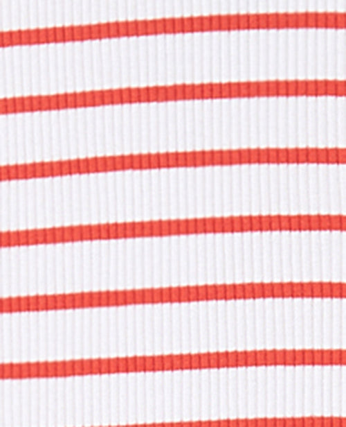 Top en maille côtelée encolure Bardot rayé - PIMKIE - 8