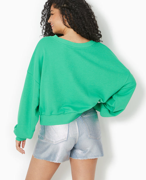 Sweat grand col V - PIMKIE - 6