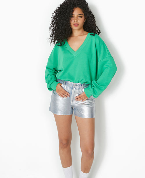 Sweat grand col V - PIMKIE - 8