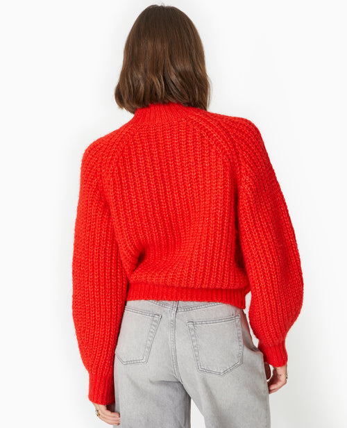 Pull col montant grosses mailles - PIMKIE - 6