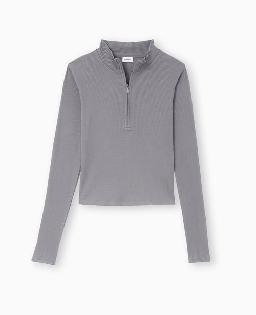 Top manches longues col camionneur - PIMKIE - 4