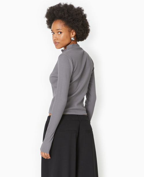 Top manches longues col camionneur - PIMKIE - 6