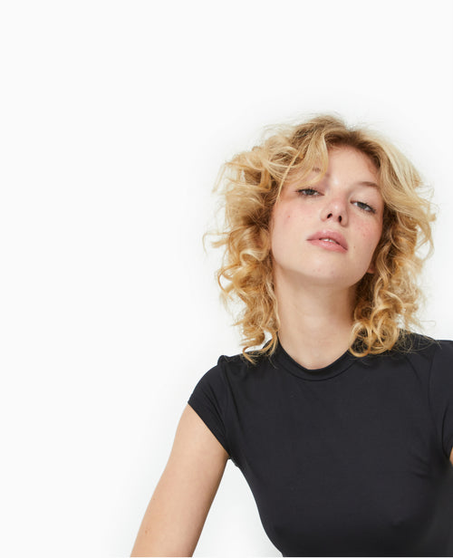 T-shirt ajusté en maille extensible - PIMKIE - 2