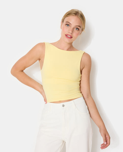 Débardeur encolure bateau dos dégagé - PIMKIE - 1