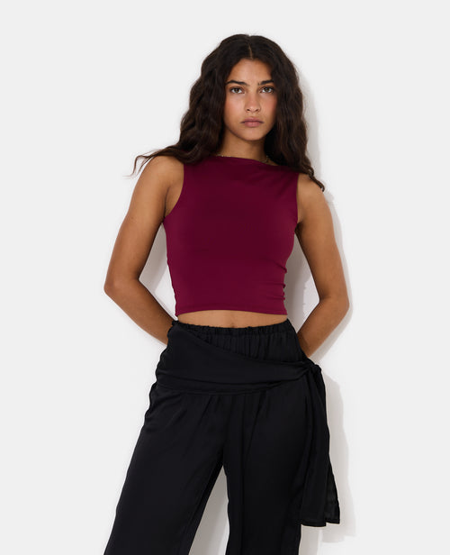 Débardeur encolure bateau dos dégagé - PIMKIE - 1