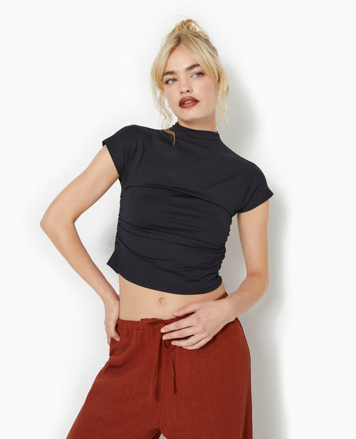 Top col montant avec fronces côtés - PIMKIE - 5