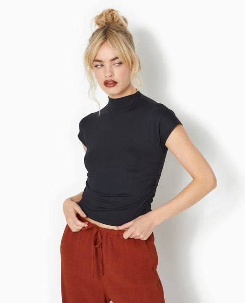 Top col montant avec fronces côtés - PIMKIE - 8